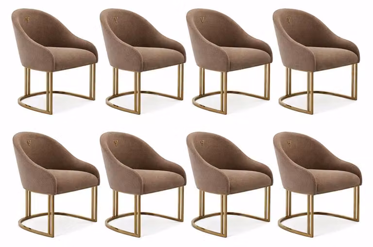 Sala da pranzo di classe con 8 sedie: comfort ed eleganza, mobili dal design moderno