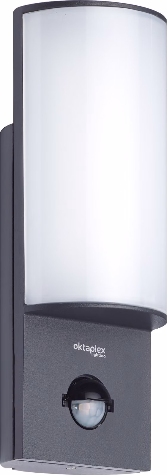 Oktaplex Belo LED per esterni con rilevatore di movimento alluminio IP54 lampada per esterni 3000K bianco caldo illuminazione esterna antracite