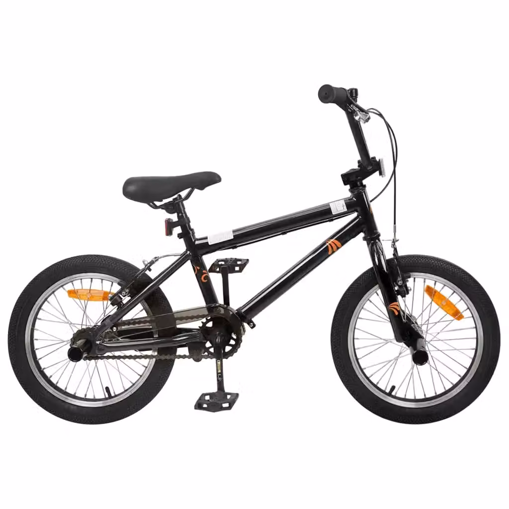 BMX da 18 pollici per bambini dai 7 ai 10 anni colore nero – 2