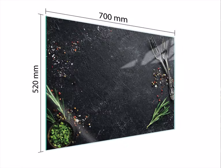 Pannello Di Protezione In Vetro Per Forno 70X52 Cucina