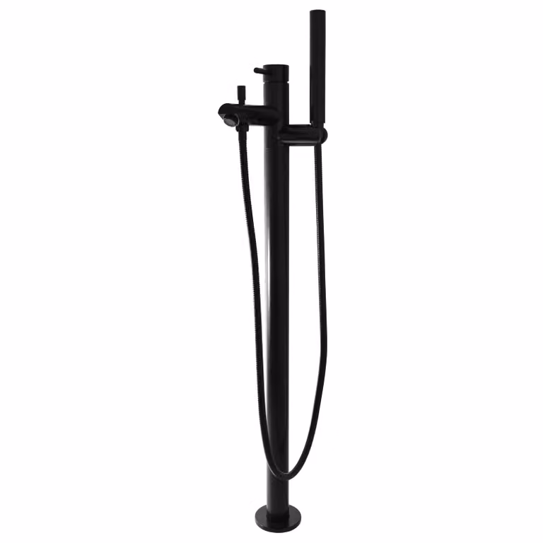 Slezák-RAV Rubinetto per vasca da bagno SEINA - nero opaco, Colore: nero opaco, Dimensioni: 1/2''