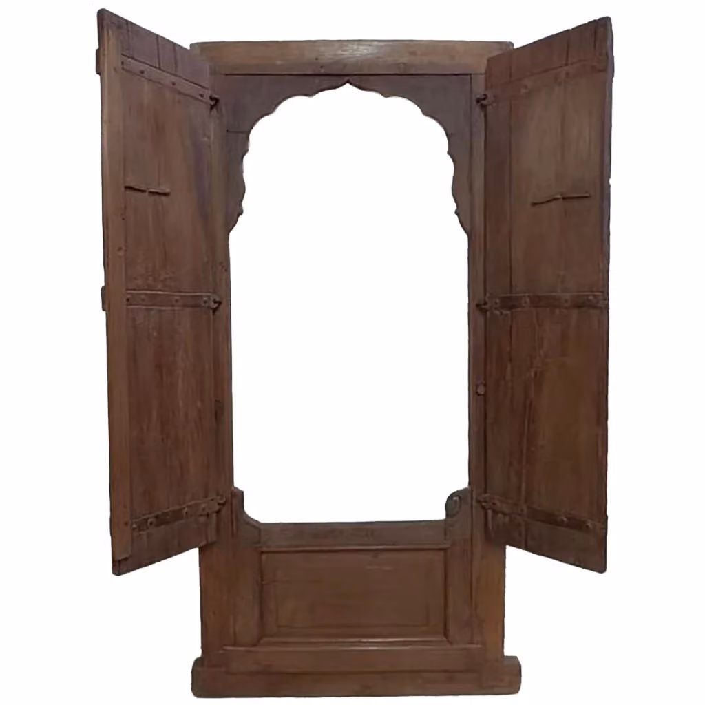 Finestra in legno e metallo WANDERLUST DECO marrone, L: 79 cm, P: 9 cm, H: 170 cm – 2