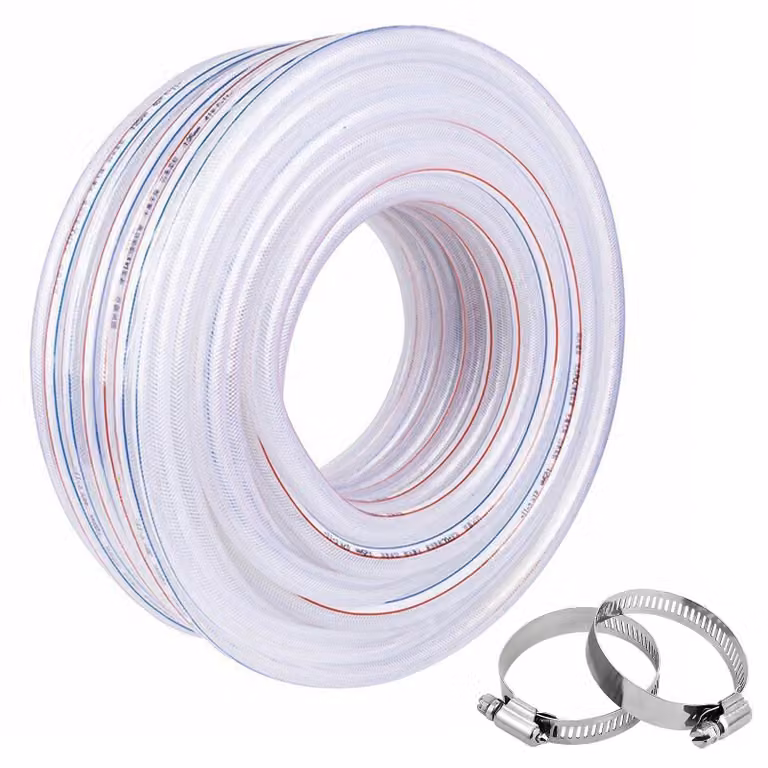 Tubo in PVC per acqua potabile, 20x25 mm, 3 metri, trasparente