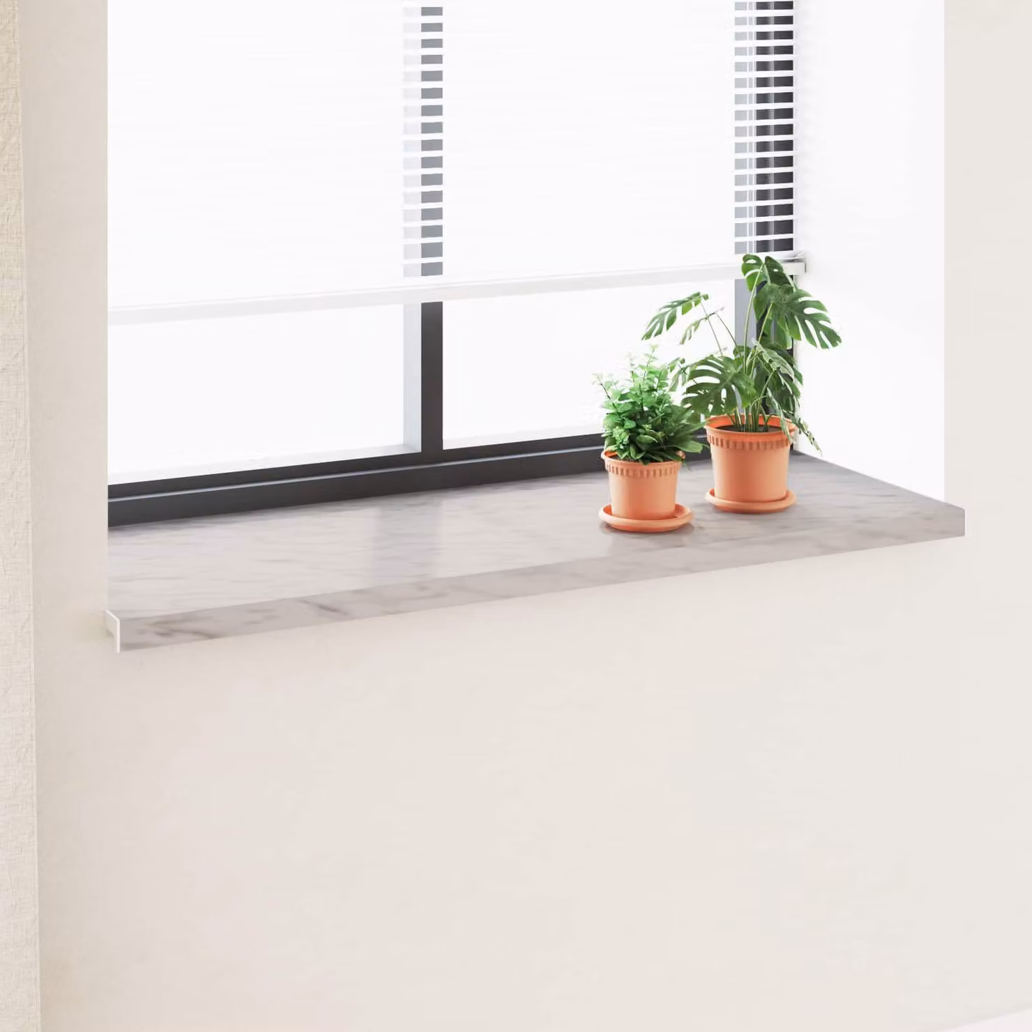 Soglia della Finestra Texture in Marmo 120 x 50 x 4,5 cm PVC