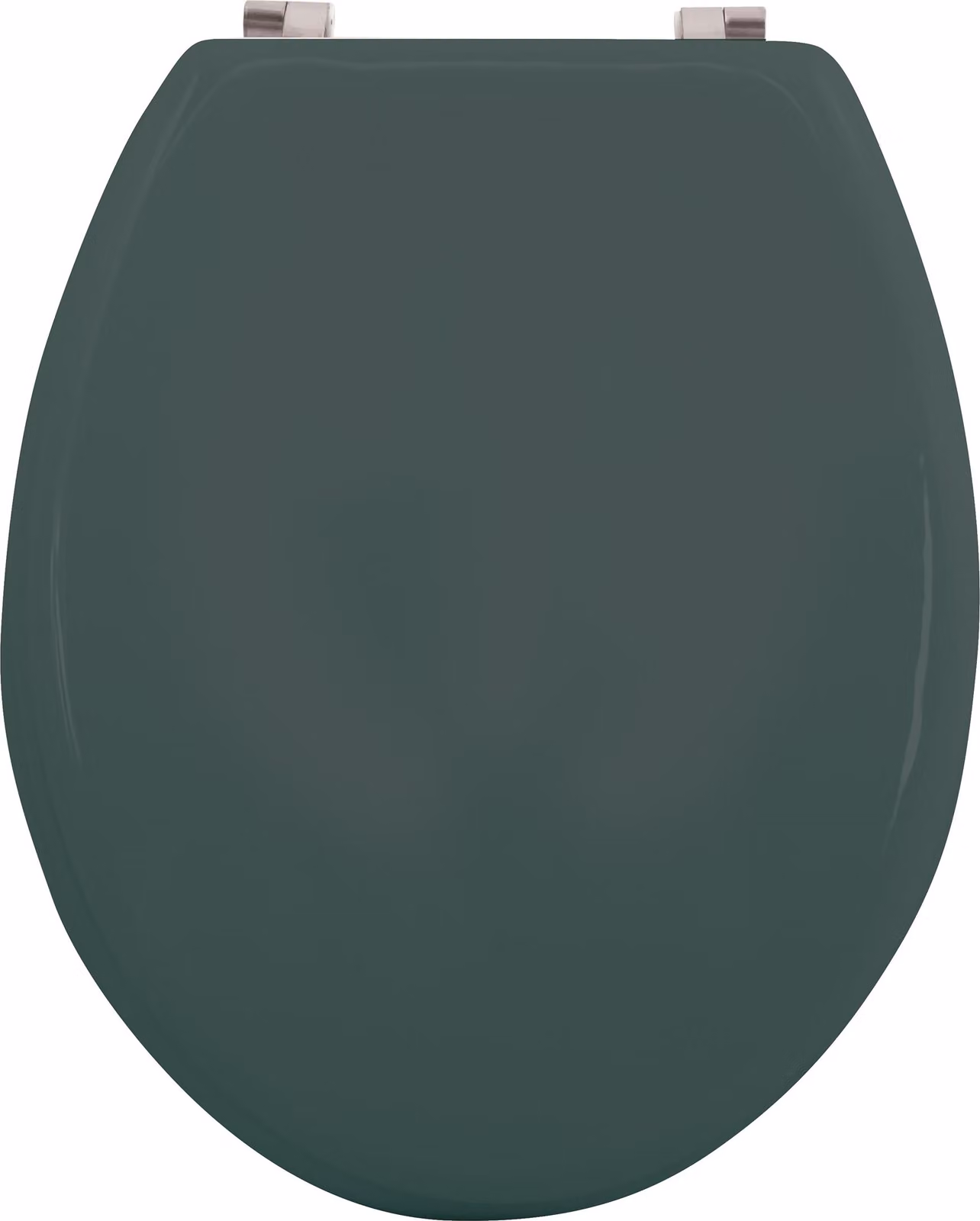 MSV Sedile WC Coperchio del WC Anima in legno MDF "verde scuro" Cerniere in acciaio inox - qualità elevata e stabile