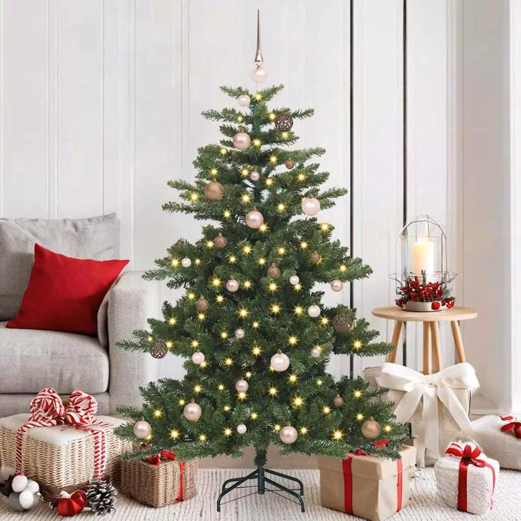 Maison Exclusive - Albero di Natale artificiale pieghevole, verde, 150 cm, in PVC e acciaio