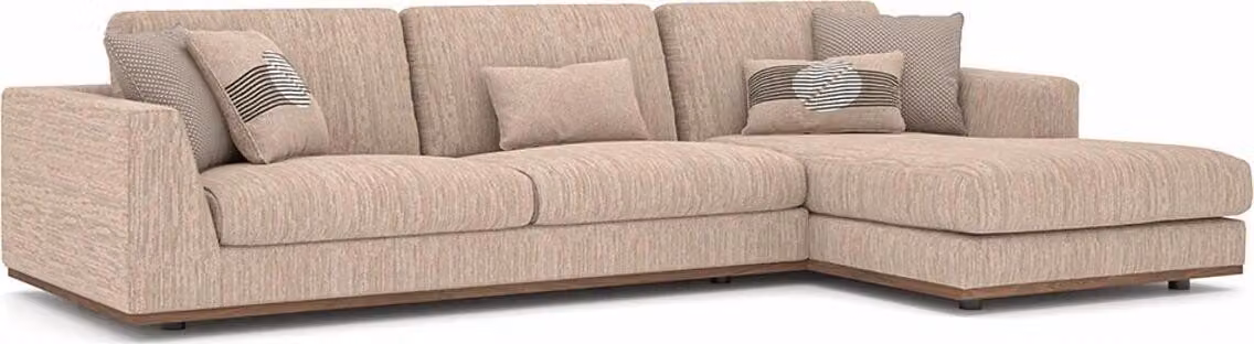 Polstermöbel Beige Ecksofa Luxus Sofa Couch L-Form Relax Polstersofa Wohnzimmer