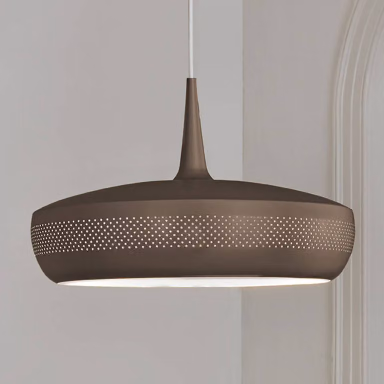 UMAGE Lampada a sospensione Clava Dine, dimmerabile, Marrone / Ruggine, Soggiorno / Sala da pranzo, Alluminio, Lampada a sospensione