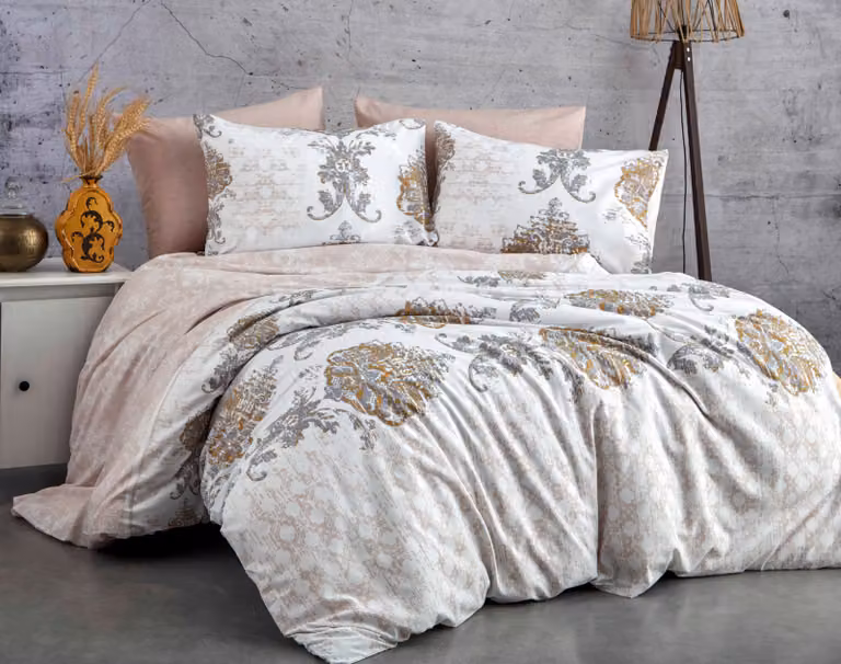 L'Essentiel Linge de Maison, Adal- PRL9240, Marrone, piumino, 100% cotone ranforce