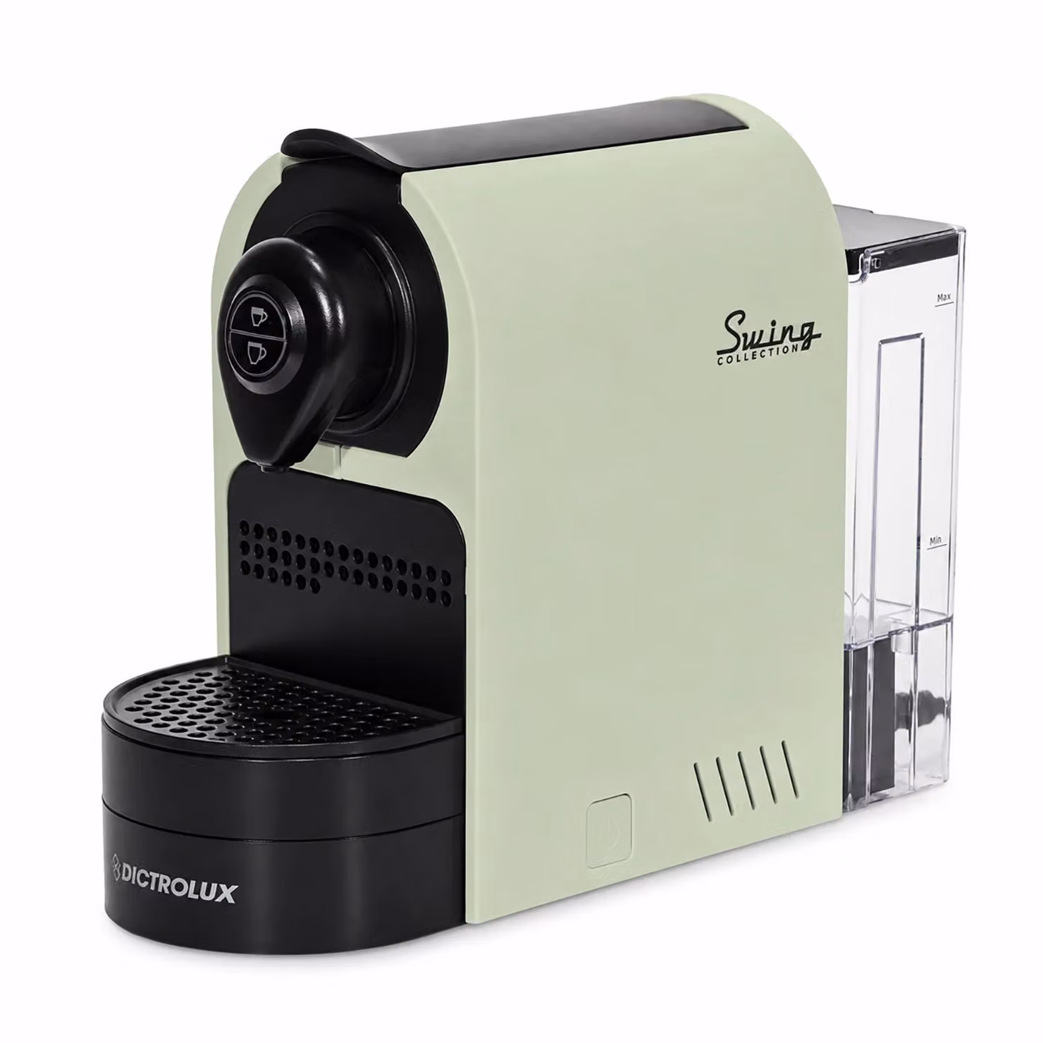 Macchina da Caffè Dictrolux Swing Collection Verde e Nero EM-201 da 1400 Watt, compatibile con capsule Nespresso Original, con serbatoio rimovibile – 1