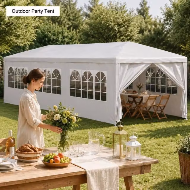 Party Tent 3x9 M White
