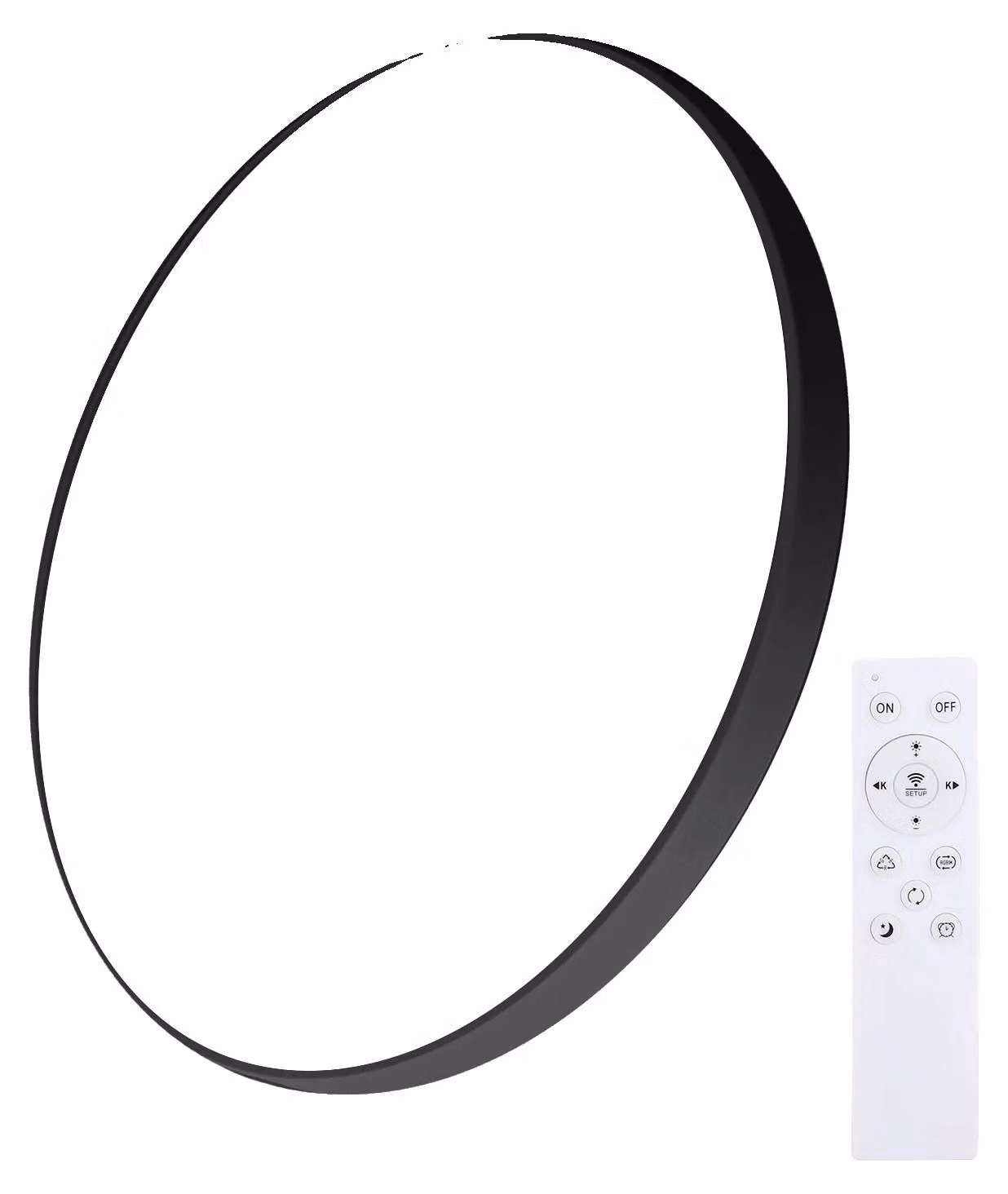 Plafoniera, controllo intelligente, LED dimmerabile, 1 pezzo, intercambiabile, BIANCO