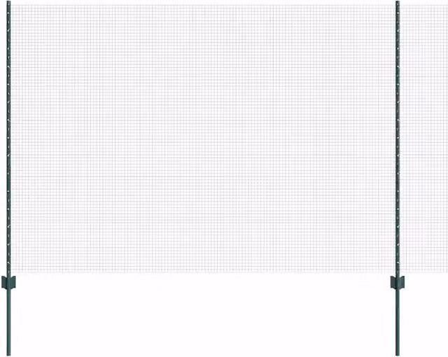 Recinzione da Giardino DESIGN IN con Posto Verde in Acciaio e PVC, Colore Verde, H: 160 cm, L: 24 cm