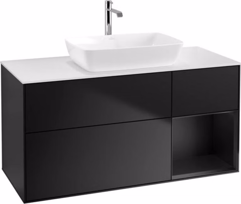 V&B mobile da parete Finion 120 cm, Pl w m, Reg bla m Lac, bla m Lac