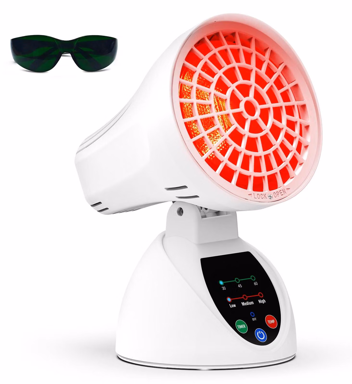 Riscaldatore da esterno a infrarossi - Potenza: 150 W - 3 livelli di temperatura