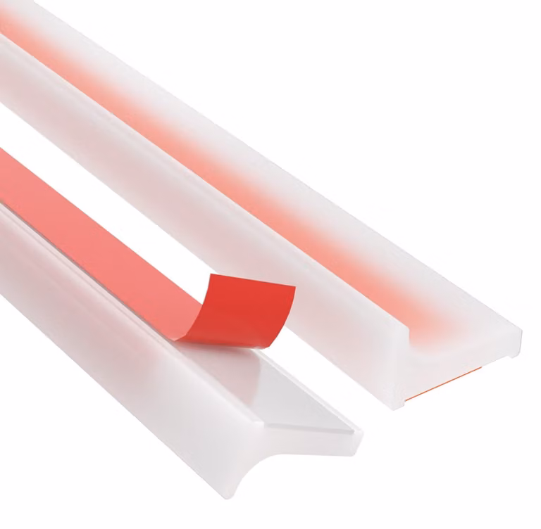Striscia di tenuta per doccia Silicone - 100 cm - Autoadesiva - Trasparente