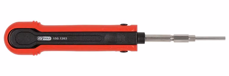KS TOOLS Attrezzo di sblocco per spine/maniche rotonde 2,3 mm (AMP Tyco 2,3, Delphi 2,3, GHW 2,3) - 150.1263