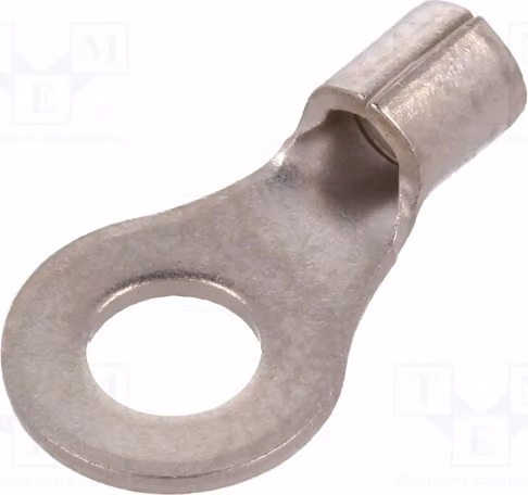 2 connettori a crimpare: ad anello M4, per cavi da 1,25 a 2 mm², isolati (codice: 322694)