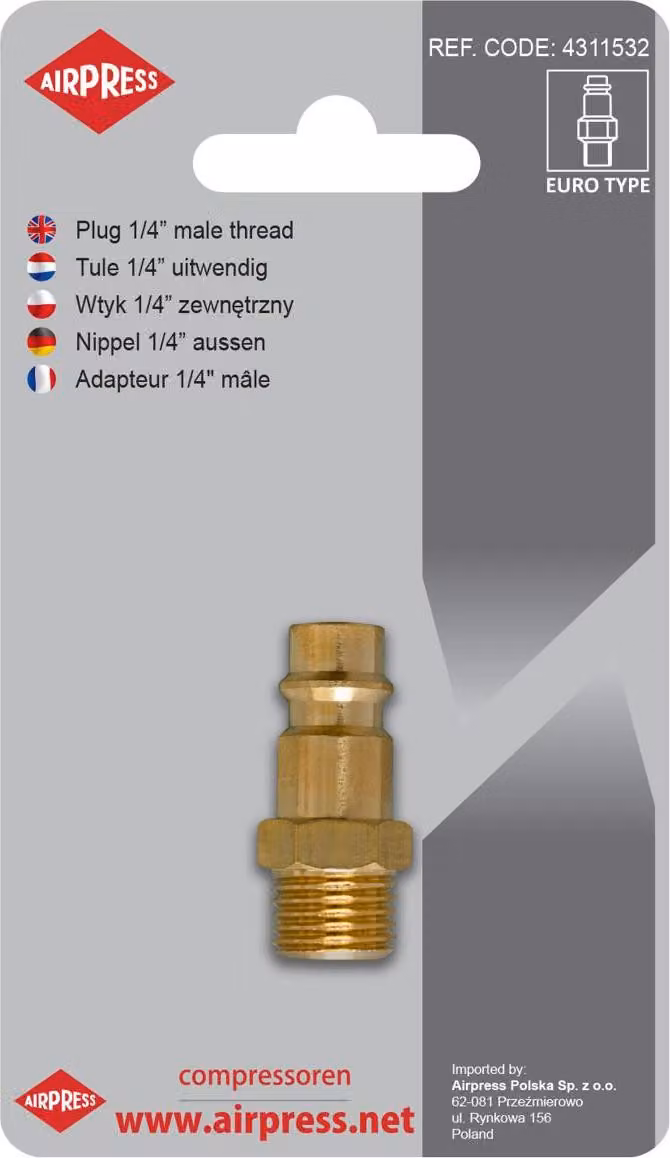 Componenti per sistemi di aria compressa, raccordi AIRPRESS 4311532