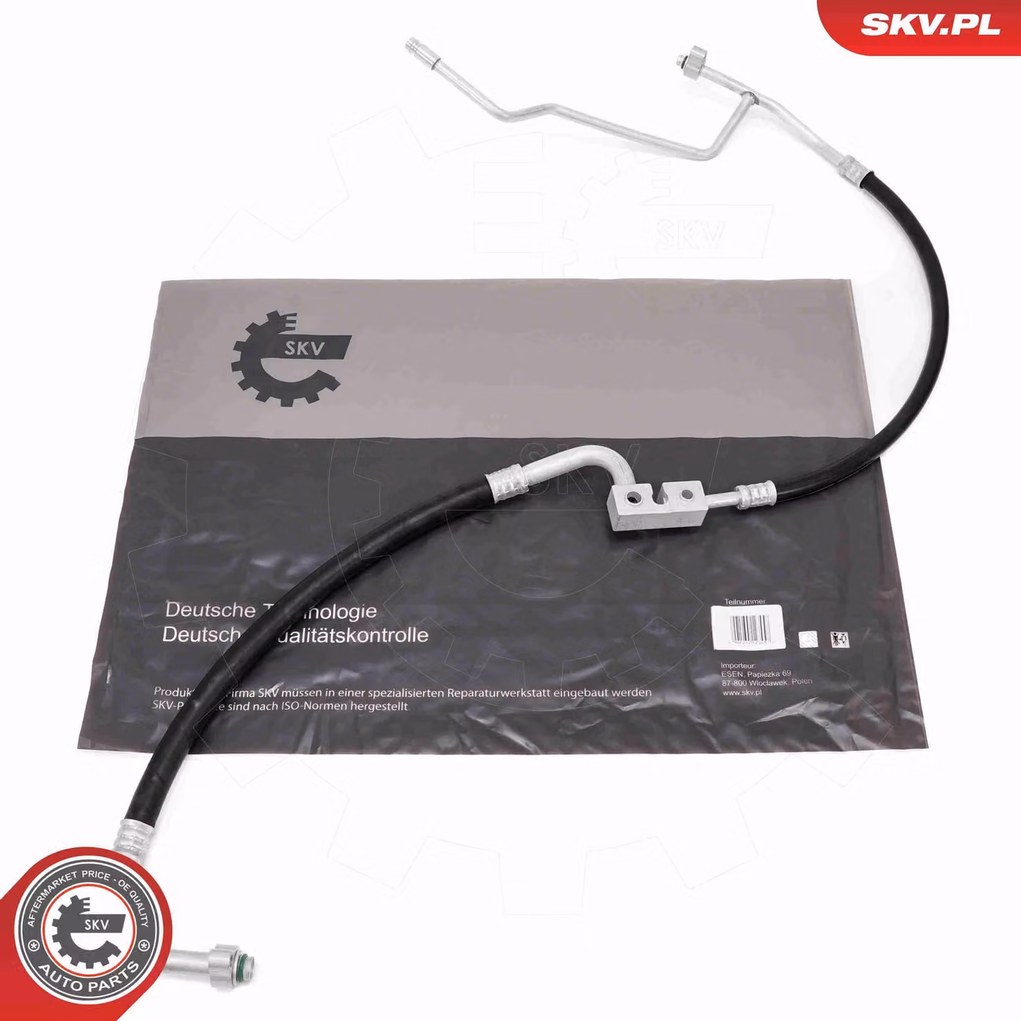 Tubo ad alta pressione e tubo a bassa pressione ESEN SKV per impianto di climatizzazione; tubo ad alta pressione 54SKV638 per FORD TRANSIT CONNECT (P65, P70, P80) 0,6 kg