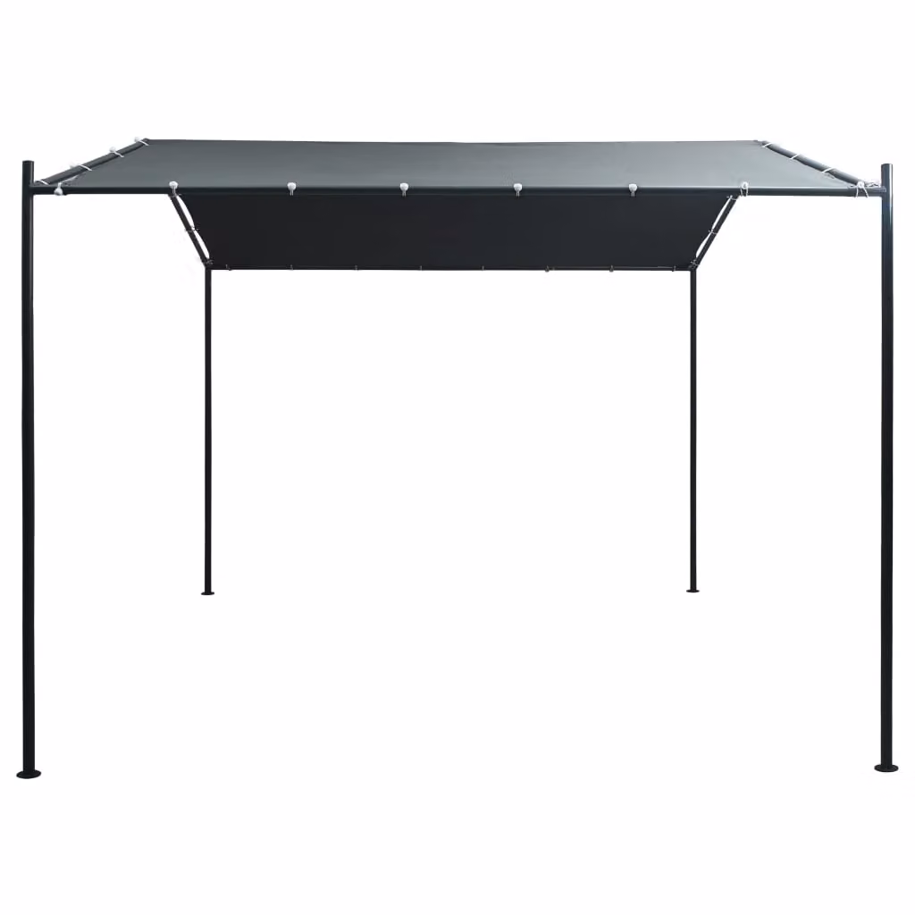 vidaXL Tenda per feste Pavilion 3x3 m acciaio antracite