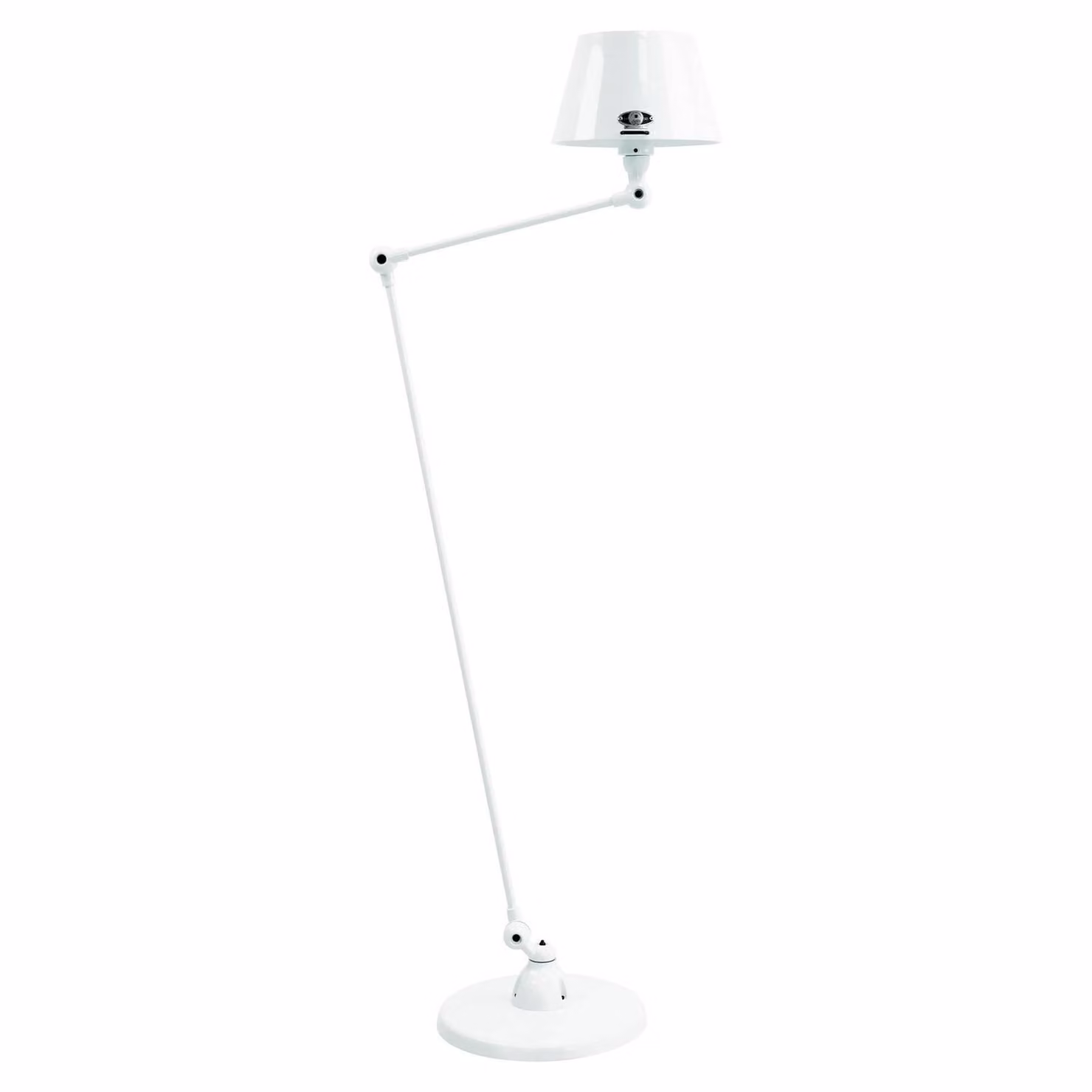 Jieldé Lampada da terra Aicler AID833, Bianco / Opale, Soggiorno / Sala da pranzo, Metallo, Industriale, Lampada da terra