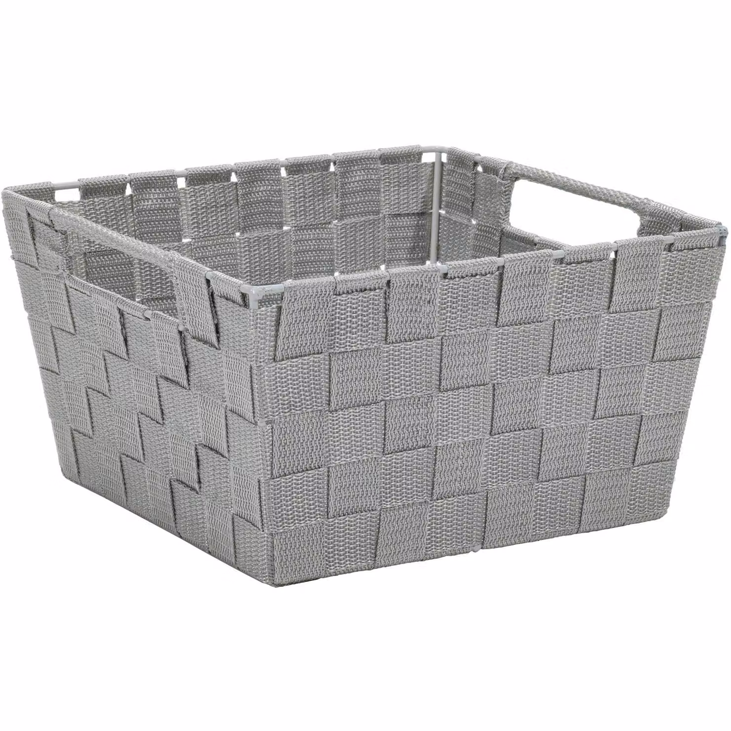 Cestino con manici Vestiamo Casa Grigio H: 14 cm, L: 25 cm, P: 25 cm