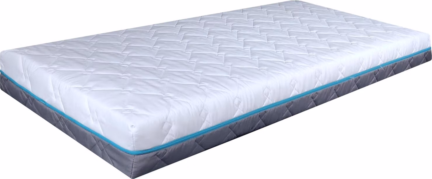 BDW - Materasso 140x70x8 H3 - Materasso in schiuma con ioni d'argento, 190x90x8
