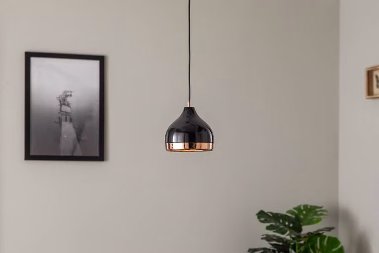 Lampada a sospensione Yildo 6866 Opviq, dimmerabile, Nero, Soggiorno / Sala da pranzo, Metallo, Moderno, Lampada a sospensione