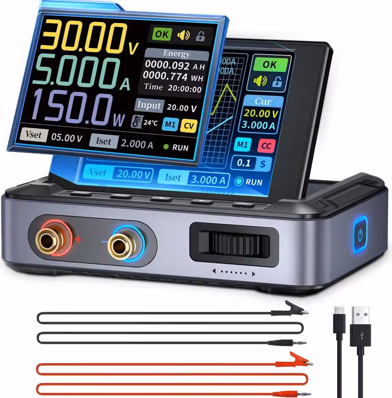 Mini alimentatore da laboratorio a corrente continua 30V 5A 150W Fnirsi DPS-150