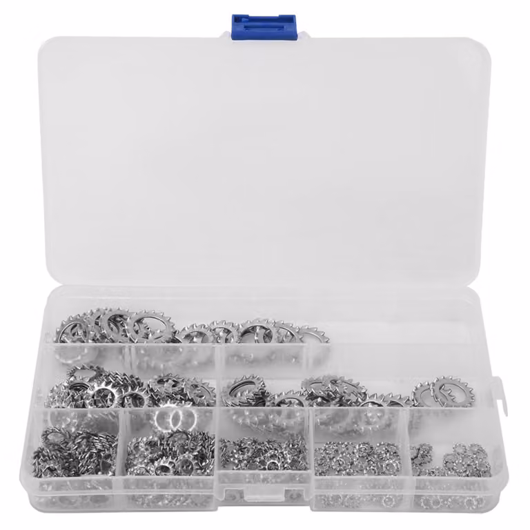 Rondella, rondella di blocco, rondella dentata, kit di rondelle, rondella in acciaio inox