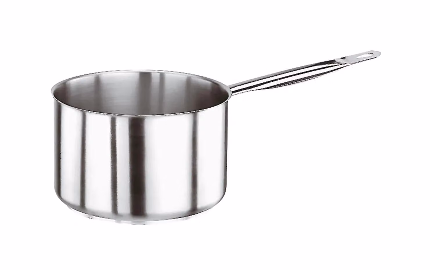 Casseruola Alta Serie 1000 in acciaio inox con un manico per induzione, diam.24cm