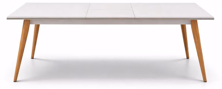 Tavolo da pranzo bianco in legno Tavolo da cucina Tavolo di design Mobili per la sala da pranzo