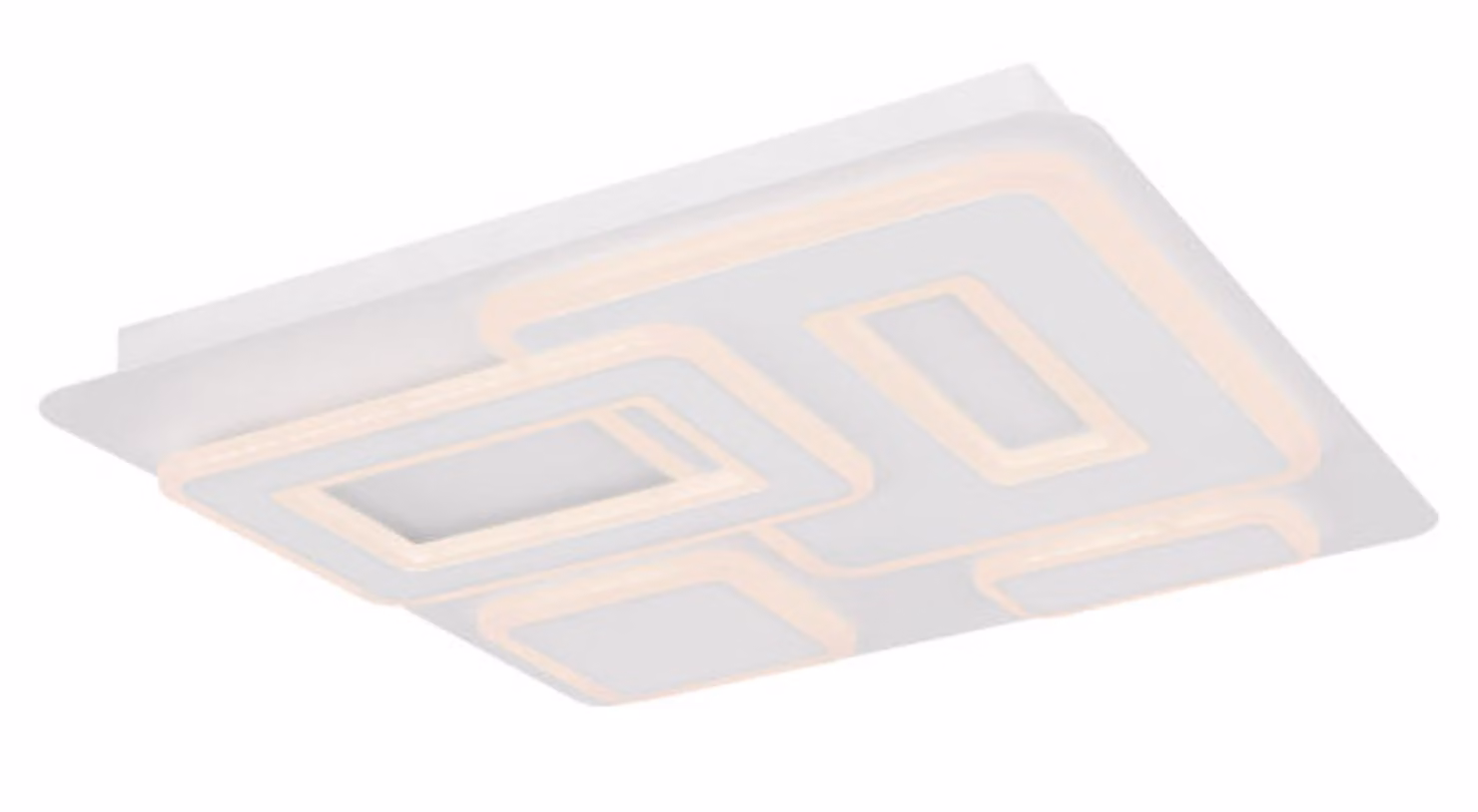 Globo Lighting BAFUR plafoniera in metallo bianco, 1xLED, 48536-52
