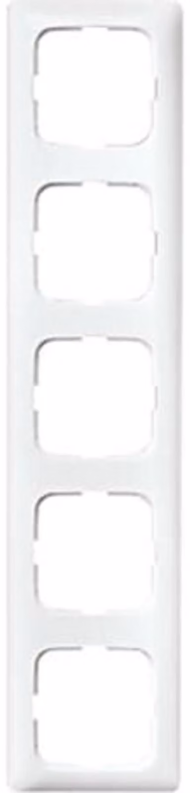 Telaio Busch-Jaeger da 5 ingressi, per coperchio di canalizzazione 2515-214K-102