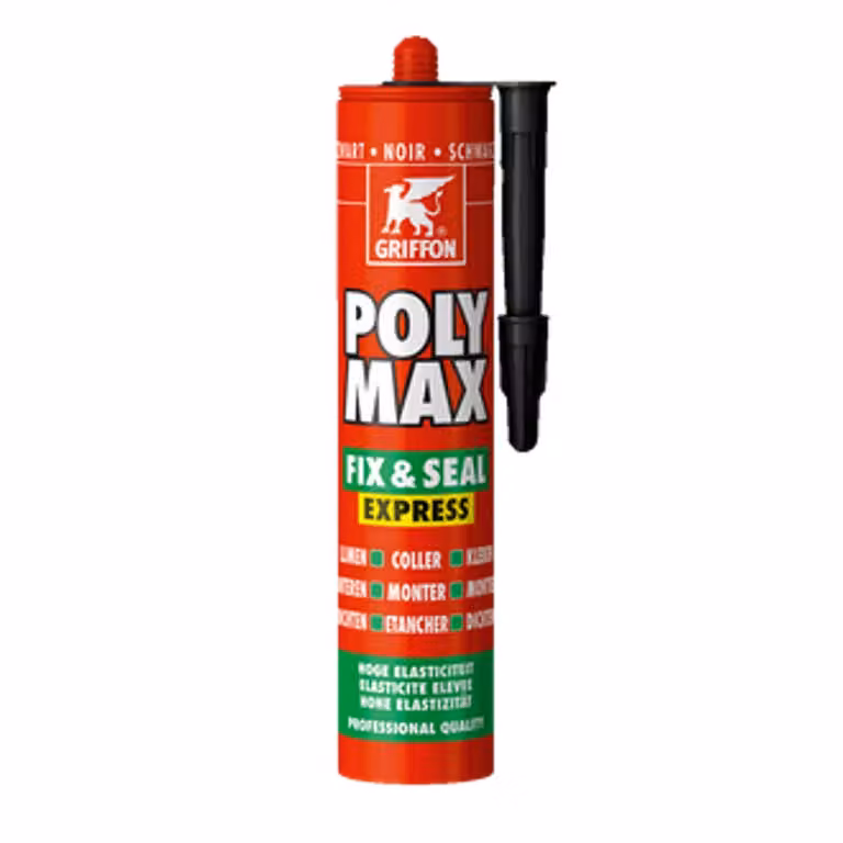 Griffon Polymax, kit adesivo nero, 425 grammi/290 ml