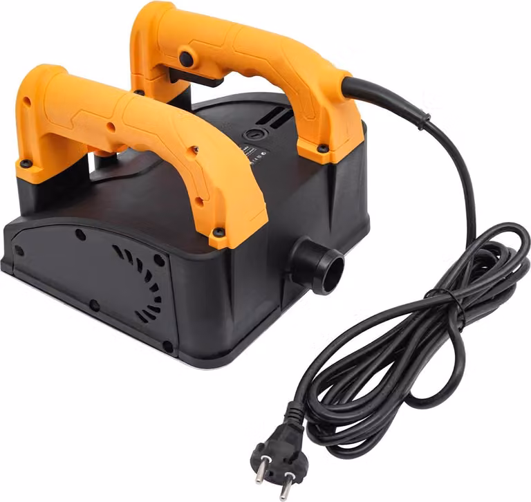 Fresatrice a colonna - Levigatrice elettrica per muri da 1200W - Profondità di fresatura regolabile da 1 a 4 mm - Adatta per muri e soffitti - Protezione antipolvere - Dispositivo portatile a 220V