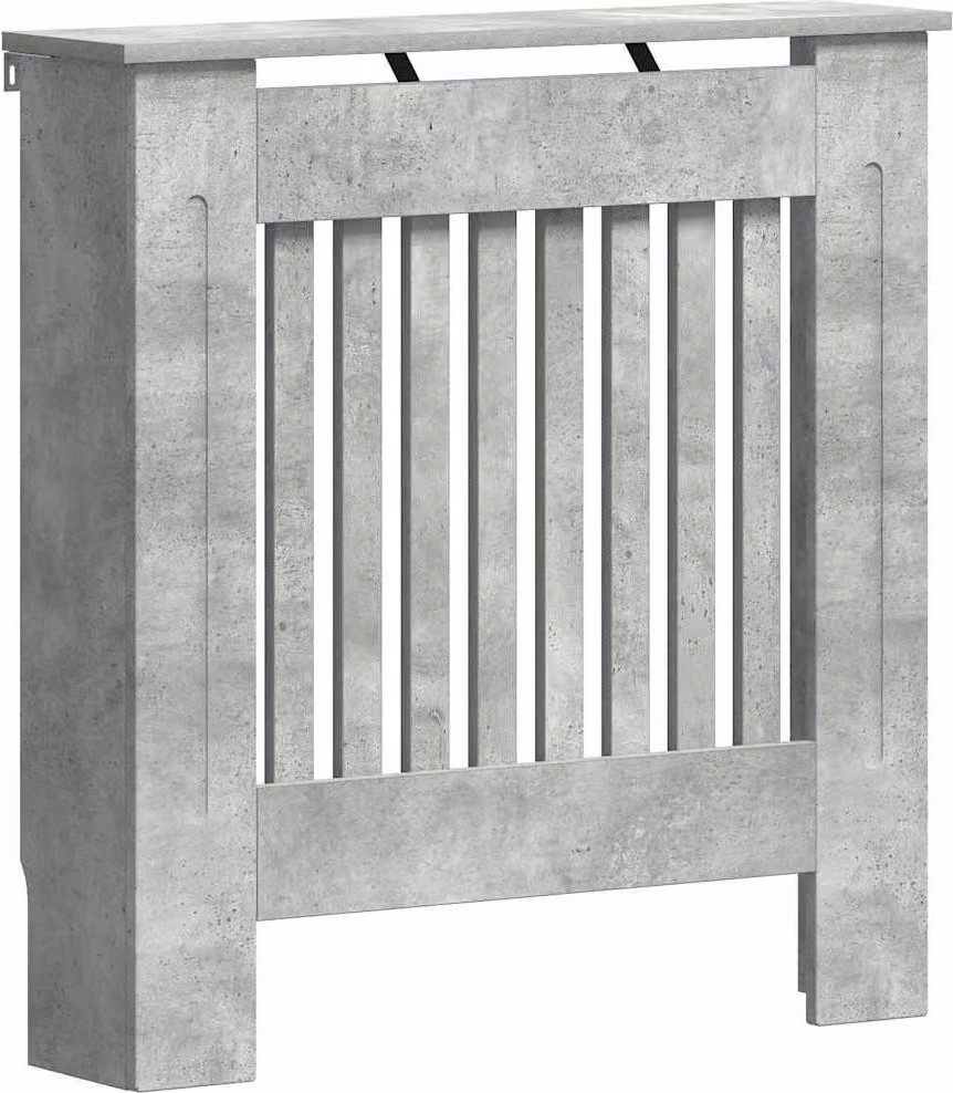 Copertura per radiatori Grigio cemento 78 x 19 x 81,5 cm