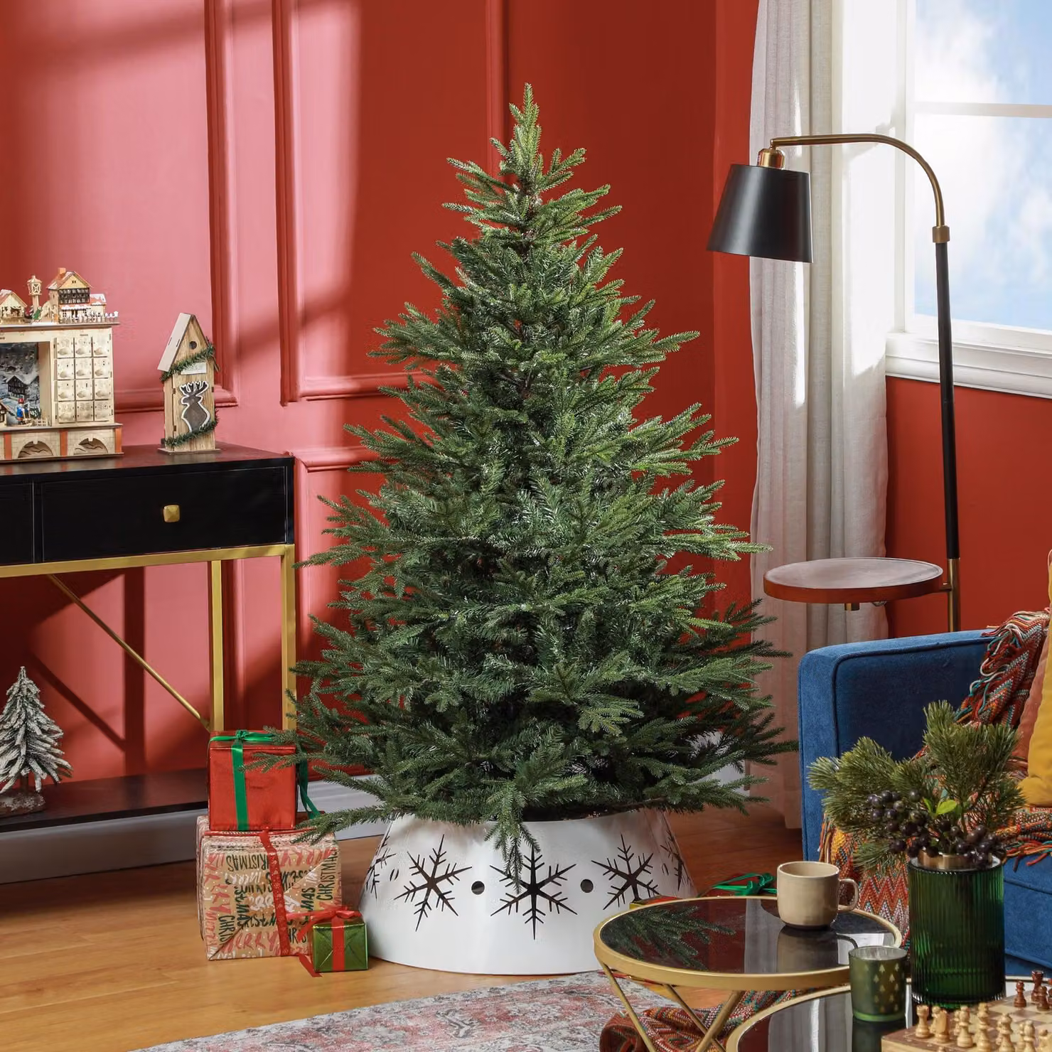 Albero di Natale - Albero di Natale artificiale - Albero artificiale - Albero di Natale decorativo - Abete - Altezza: 150 cm