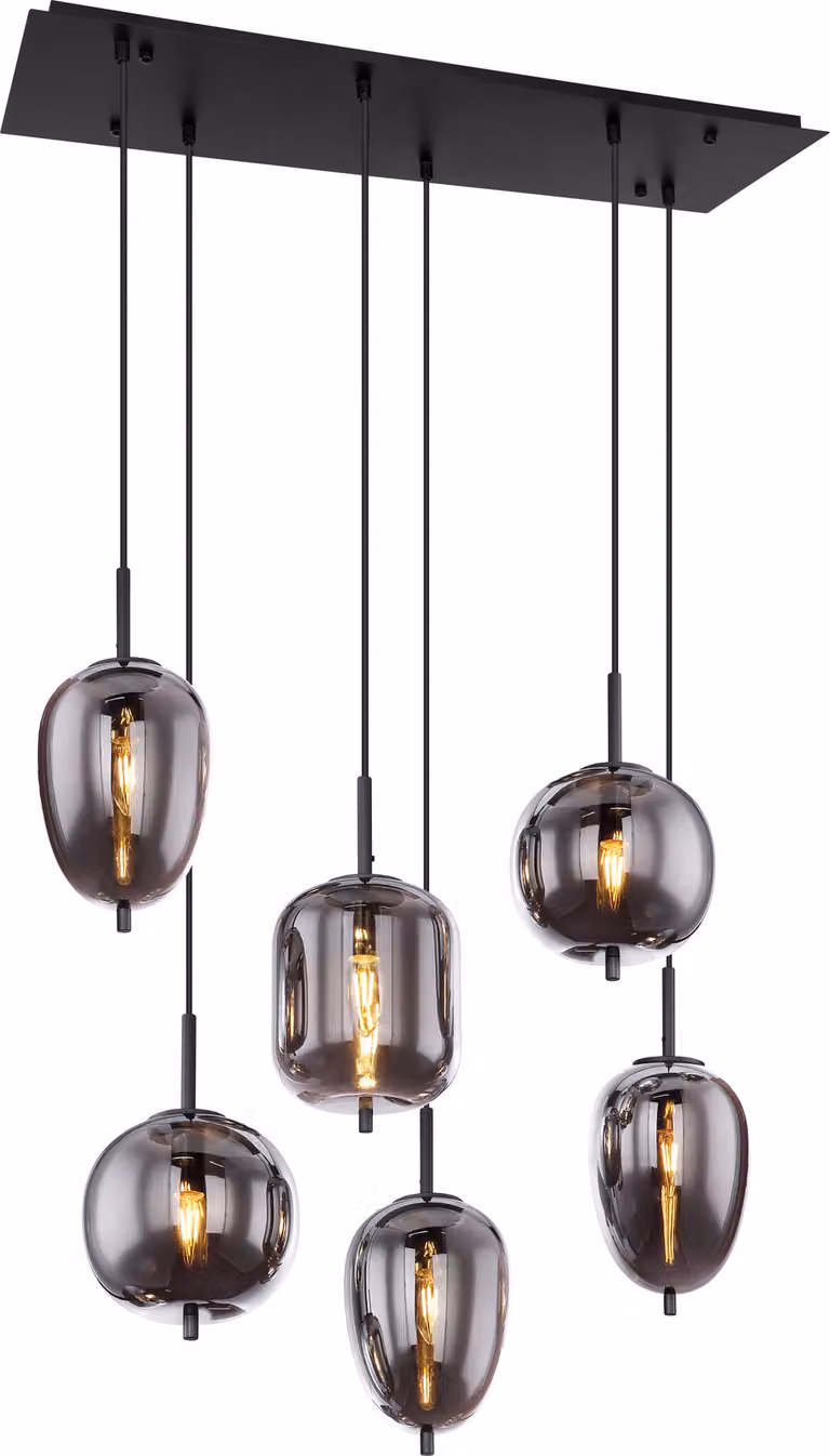 Lampada a sospensione BLACKY 15345-6 Globo