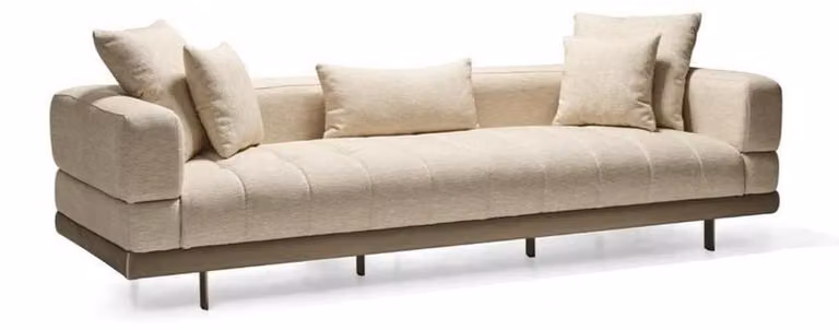 Dreisitzer Sofa 3-Sitzer-Couch Sofa Couch Wohnlandschaft Komfort 255cm