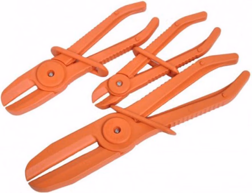 Set-kit pinze per chiusura tubi carburante, stringitubo, per flessibili, in plastica, per occlusione di tubazioni e manicotti
