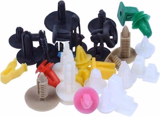 Set di clip per auto per porte, 3 pezzi, nero