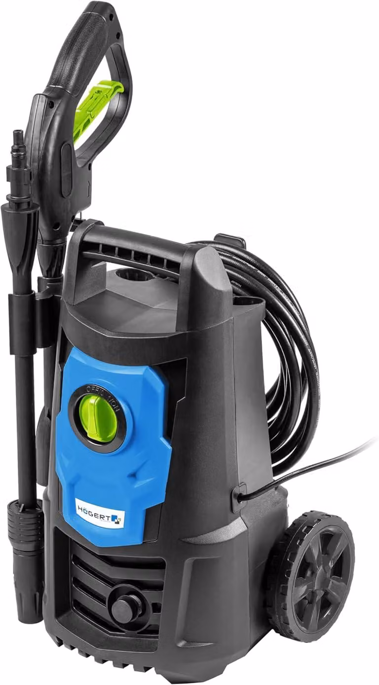 Idropulitrice - Pistola ad alta pressione - Motore da 1500 Watt - Pressione di 120 bar - Accessorio per la pulizia di terrazze