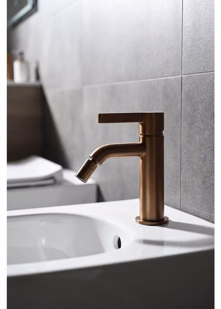 Rubinetto per bidet ICONIC, rame opaco