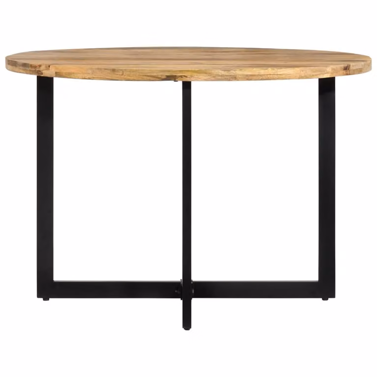 vidaXL Tavolo da pranzo 110x75 cm in legno massiccio di mango