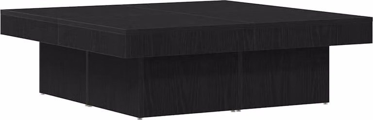 Tavolino da salotto Rovere Nero 90 x 90 x 28 cm