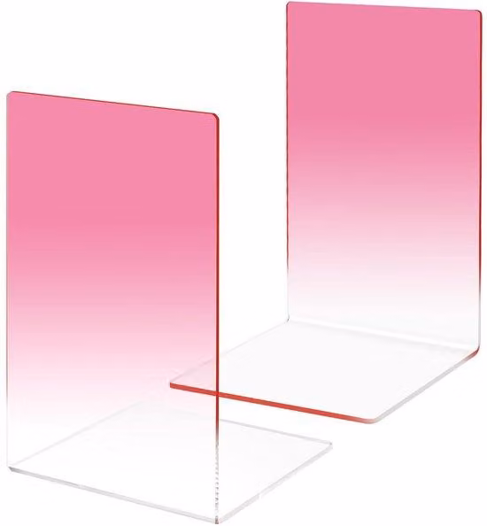 Supporto per libri in acrilico con funzione antiscivolo - Organizzatore da scrivania - Portab libri in acrilico - Organizzatore da ufficio - Sottobicchiere da scrivania - Supporto in acrilico robusto