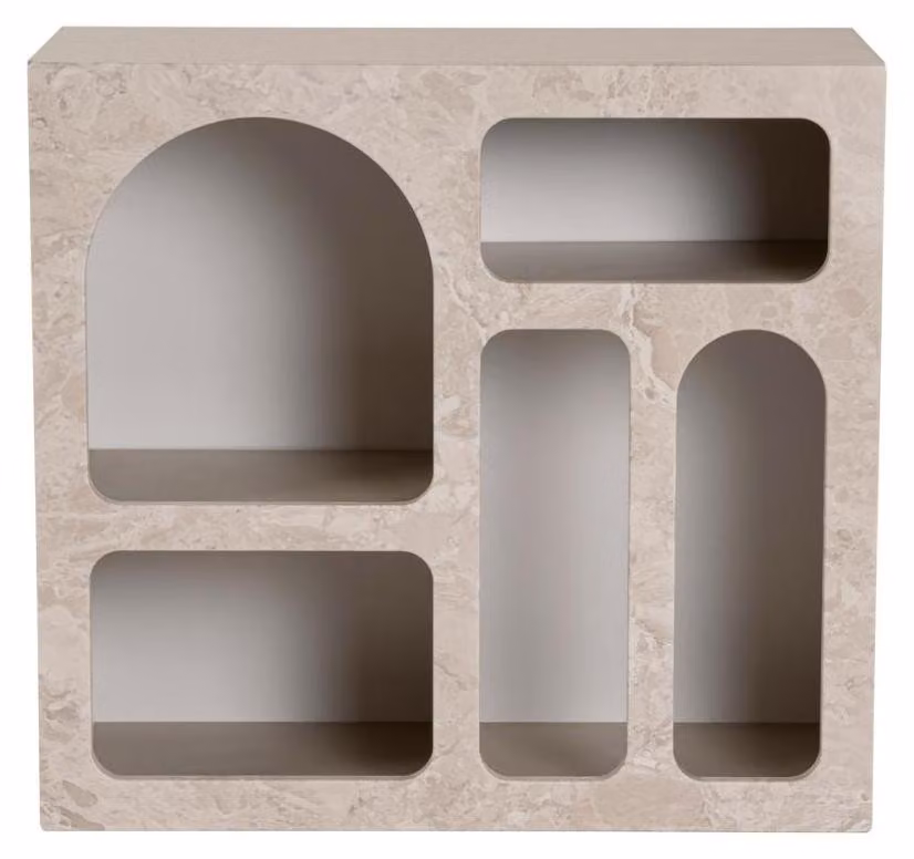 Calicosy - Scaffale con 5 nicchie L80 cm - SORA