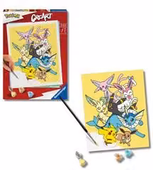 Set per dipingere Pokemon leggendari Ravensburger multicolore